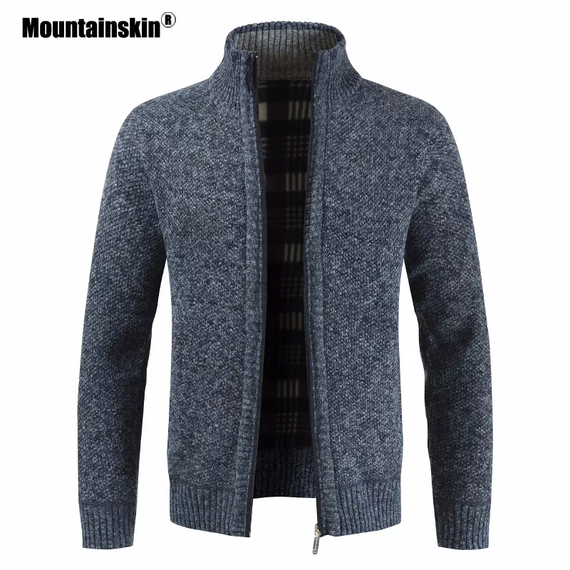 NEW IN Men&s Sweaters Autumn Winter Cardigan Warm Knitted Sweater Jackets Coat Male Clothing Casual Knitwear EU Size SA835